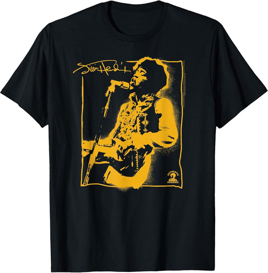 Jimi Hendrix Spray Paint Graffiti Portrait Vintage Band