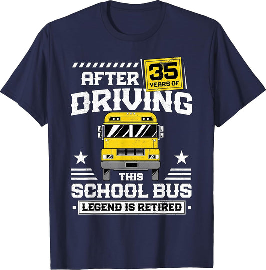 Retired School Bus Driver Legend After 35 Years of Driving