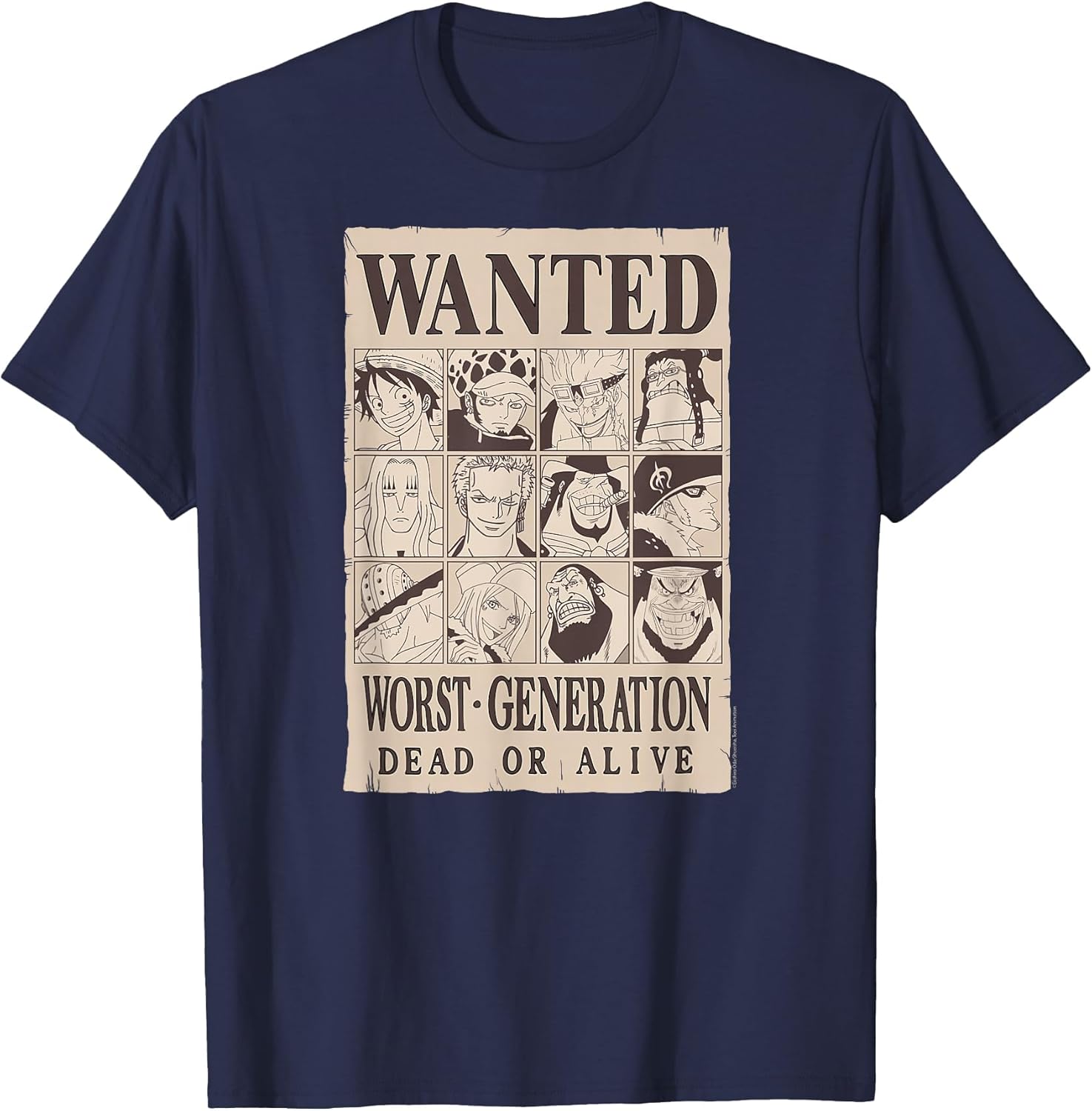 One Piece Anime Worst Generation Wanted Poster Collage