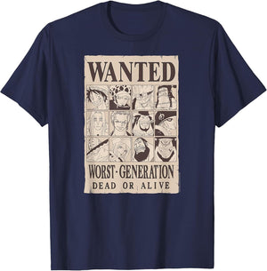 One Piece Anime Worst Generation Wanted Poster Collage