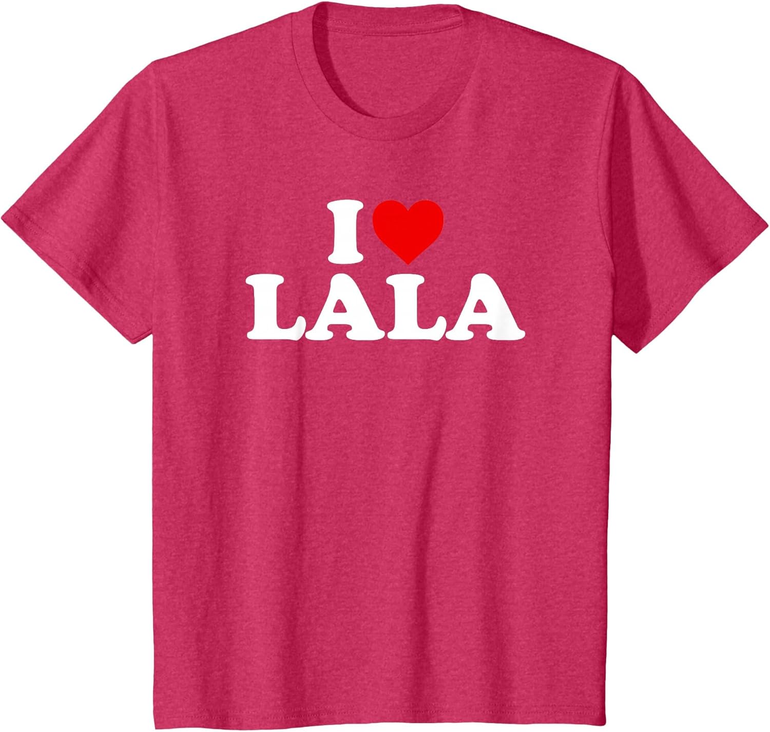 I Love Lala Design for Boy Girl Toddler Children Youth