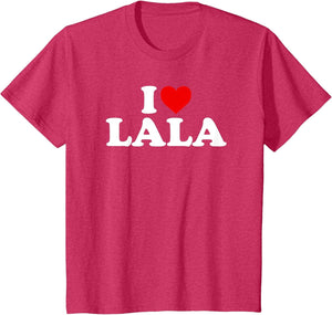 I Love Lala Design for Boy Girl Toddler Children Youth