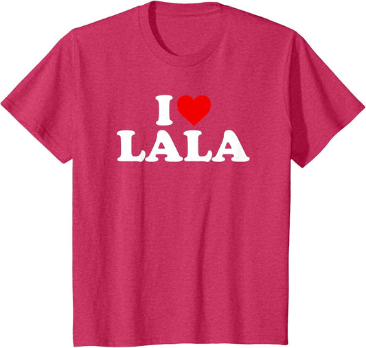 I Love Lala Design for Boy Girl Toddler Children Youth