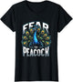 Fear The Peacock Zookeeper Ornithologist Funny Bird Lover