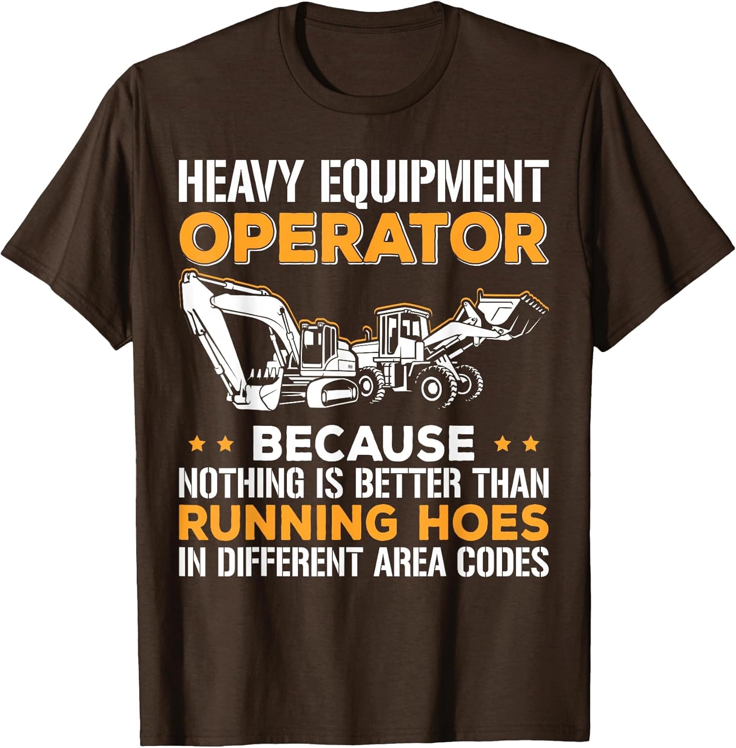 Heavy Equipment Backhoe Excavator Operator Running Hoes