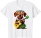 Hawaiian Dachshund Dog & Pineapple Ukulele Summer Vacation