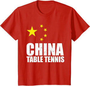 Chinese Table Tennis Shirt China Sports Fan