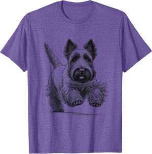 Scottish Terrier Dog Scottie Running Design