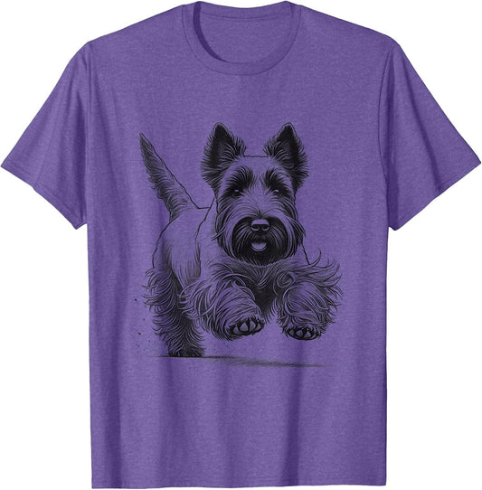 Scottish Terrier Dog Scottie Running Design