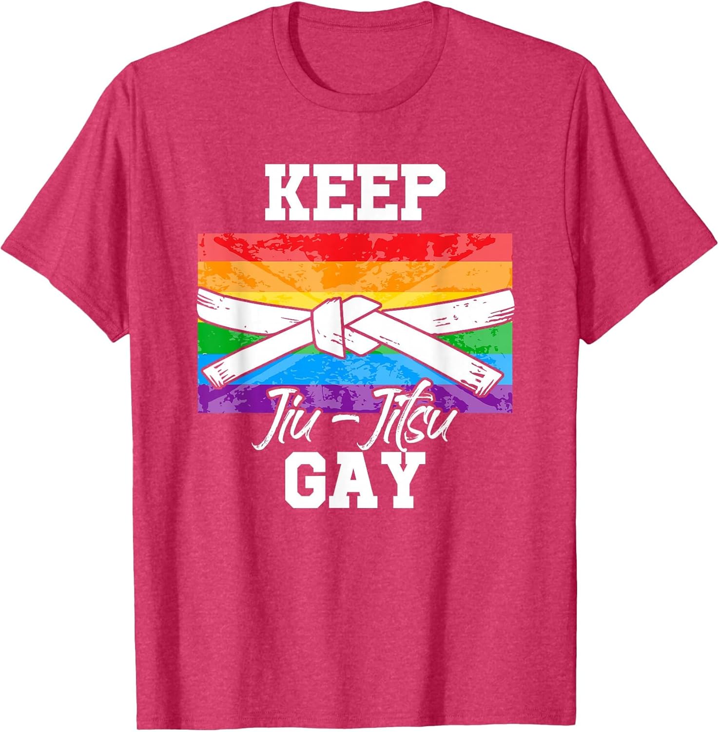 Keep Jiu Jitsu Gay LGBT Pride Month Ally Flag