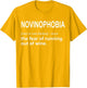 Novinophobia Funny Wine Gag