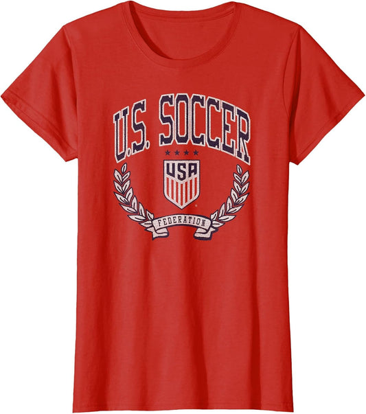 U.S. Soccer Vintage Victory Red USWNT Officially Licensed
