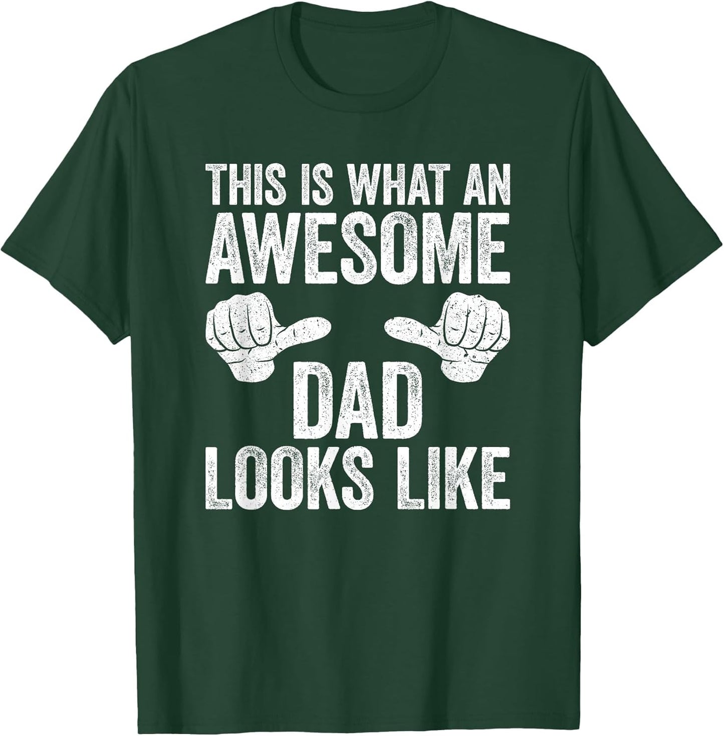 This is What an Awesome Dad Looks Like Shirt Men Fathers Day