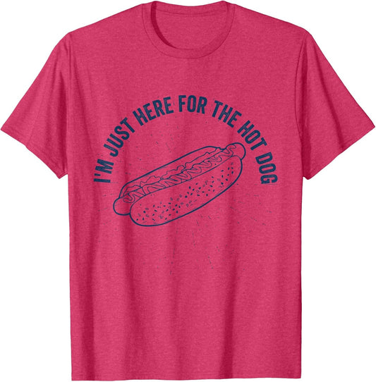 I'm Just Here for The Hot Dog Funny Vintage