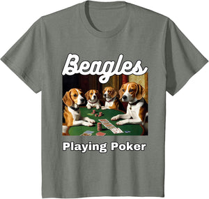 Dogs Playing Poker Beagles Dog Beagle Card Game Cards