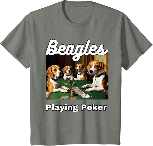 Dogs Playing Poker Beagles Dog Beagle Card Game Cards