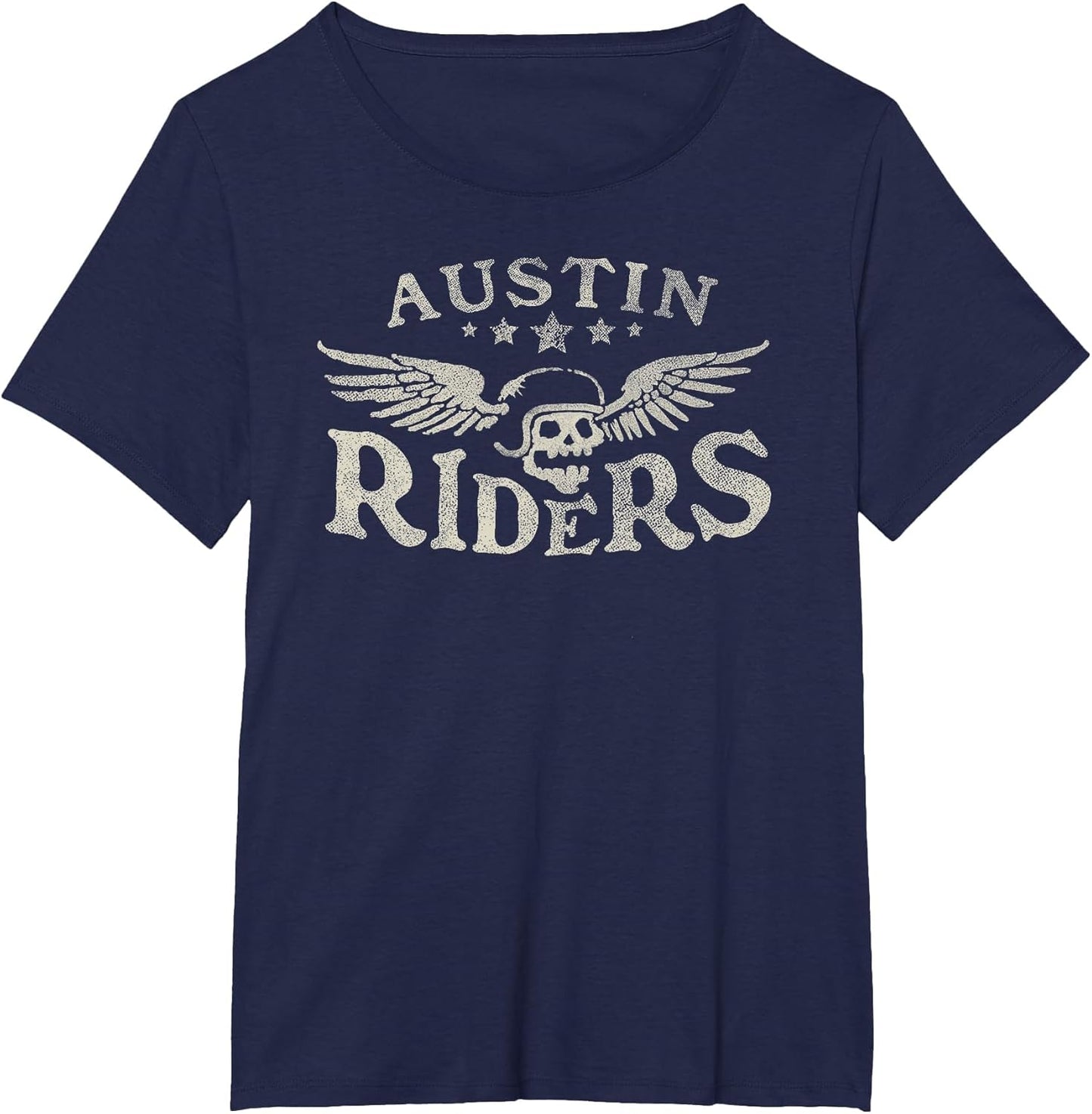 Austin Texas Riders - Motorcycle Skull Wings