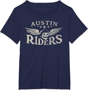 Austin Texas Riders - Motorcycle Skull Wings