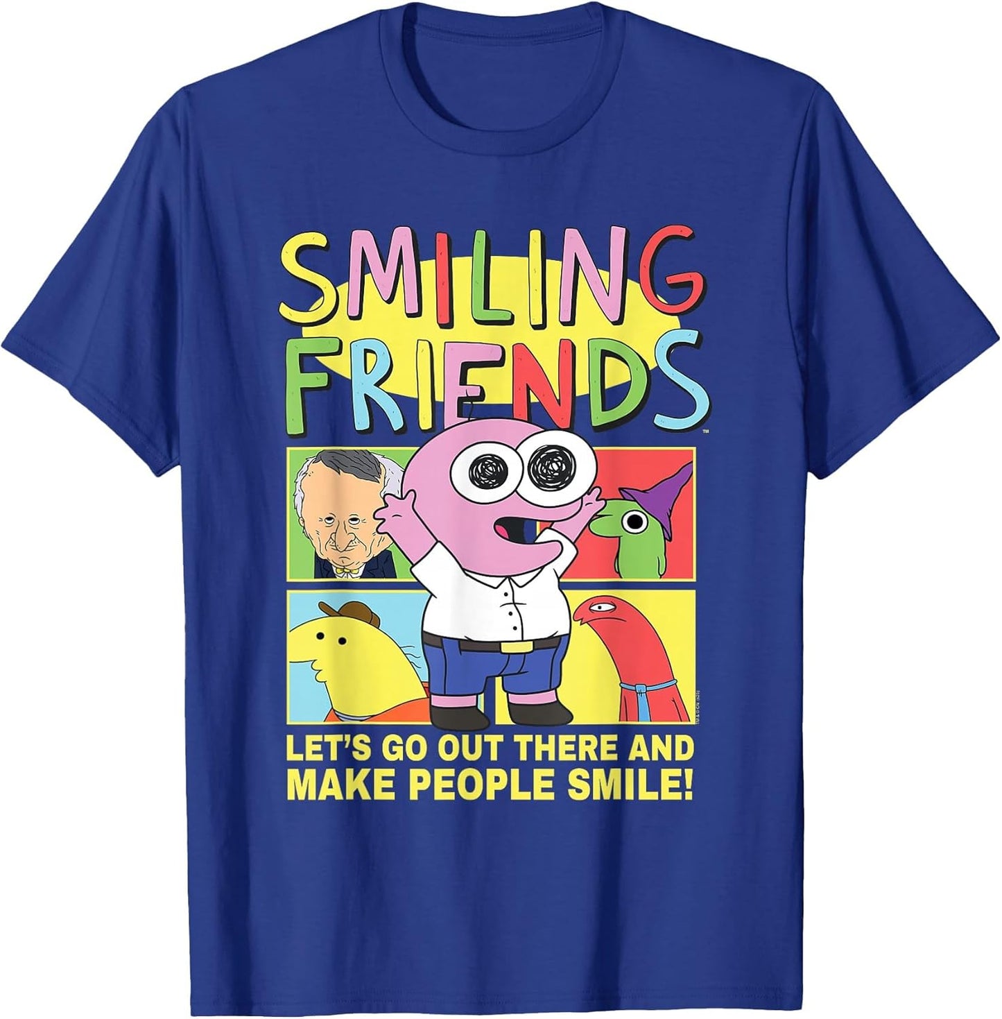 Smiling Friends Make People Smile PIM Funny Cartoon
