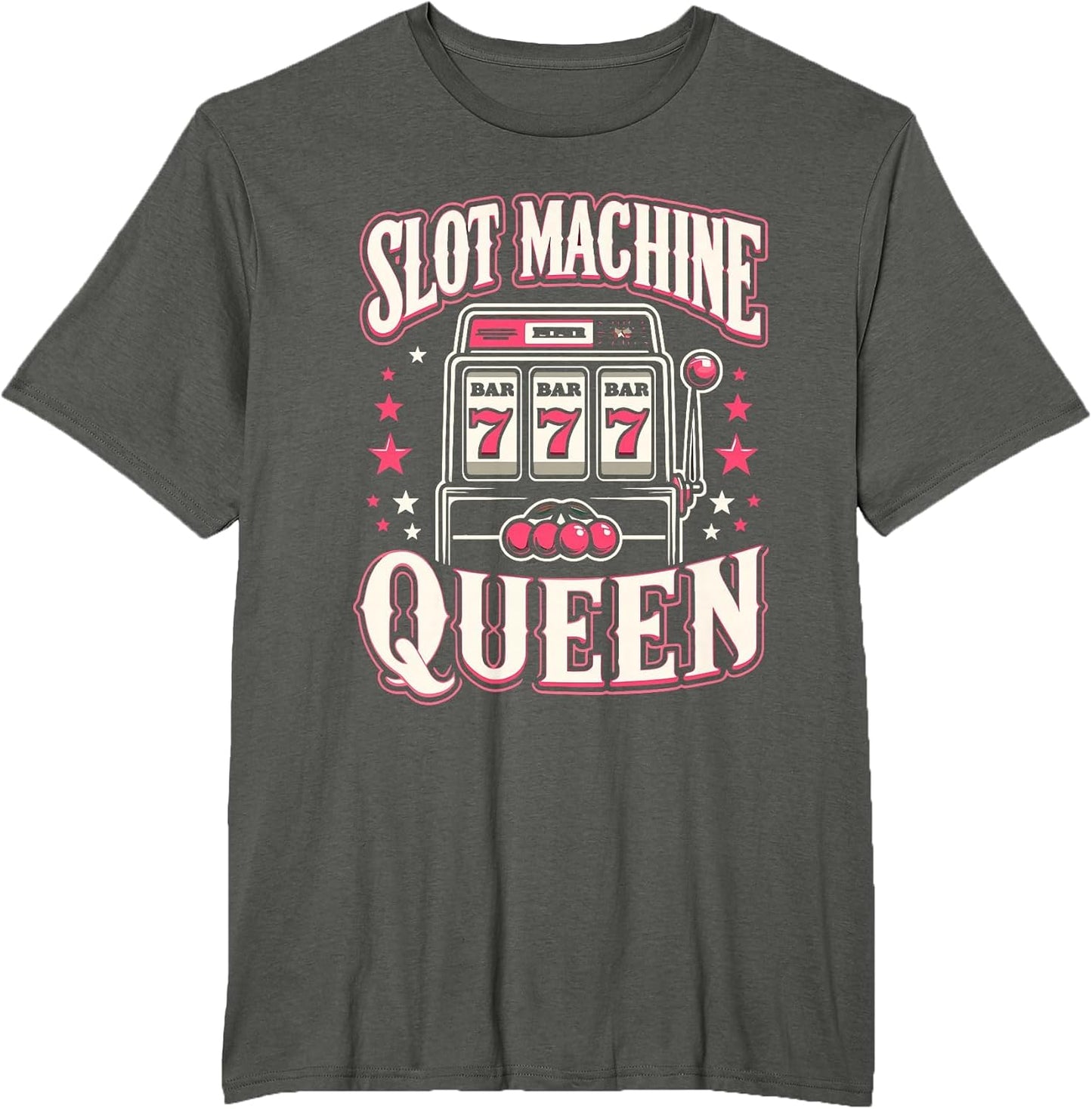 Slot Machine Queen Las Vegas Gambling Casino Lover Gambler