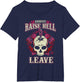 Arrive Raise Hell Leave Biker Bitch Shirt Women Motorcycle