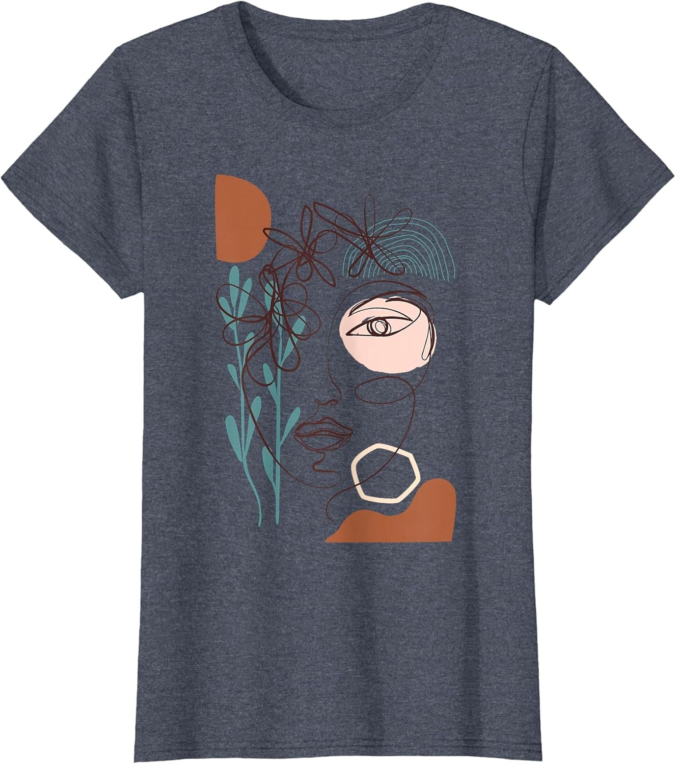 Line Art Face Woman Abstract Minimalistic Aesthetic