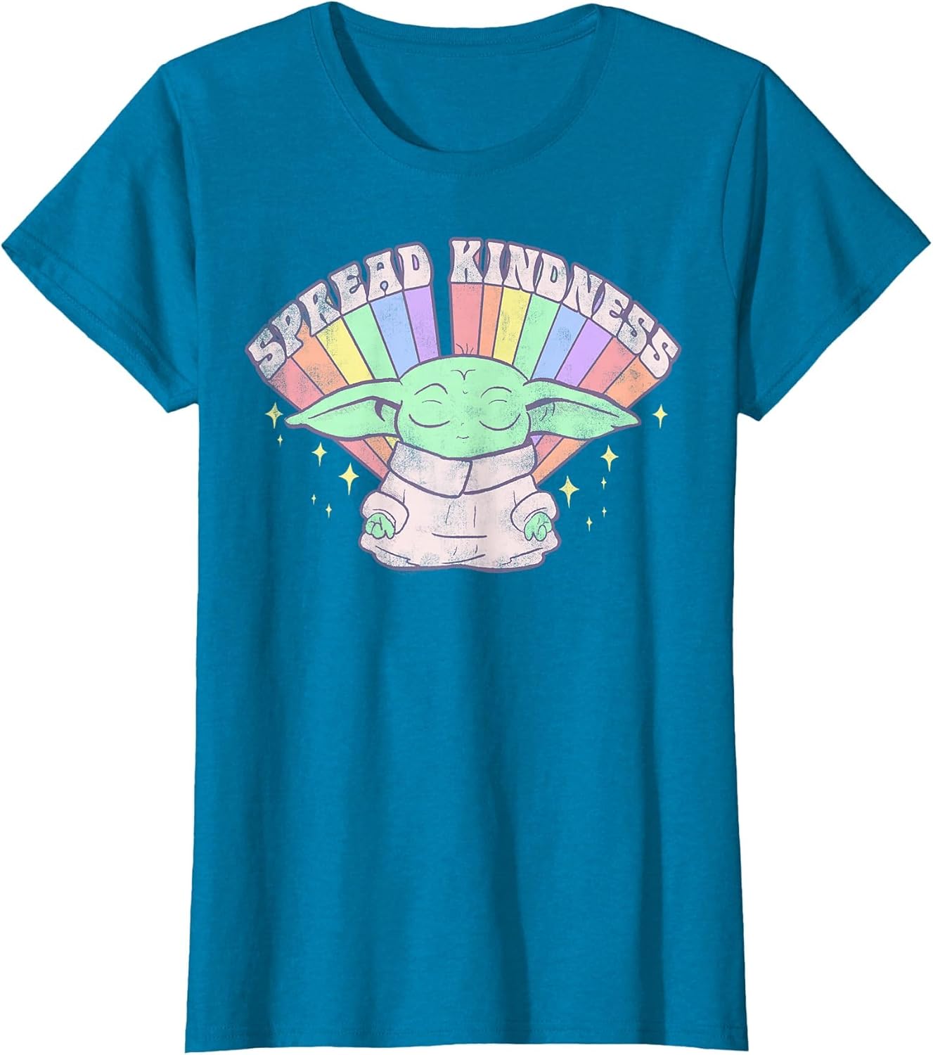 Star Wars The Mandalorian Grogu Spread Kindness Rainbow