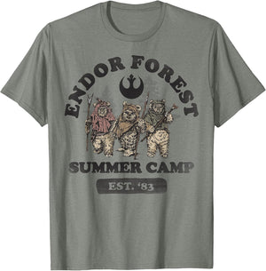 Star Wars Endor Forest Summer Camp Graphic Z1