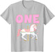 Kids Carousel Party First Birthday Baby Girl One Year Old Unicorn