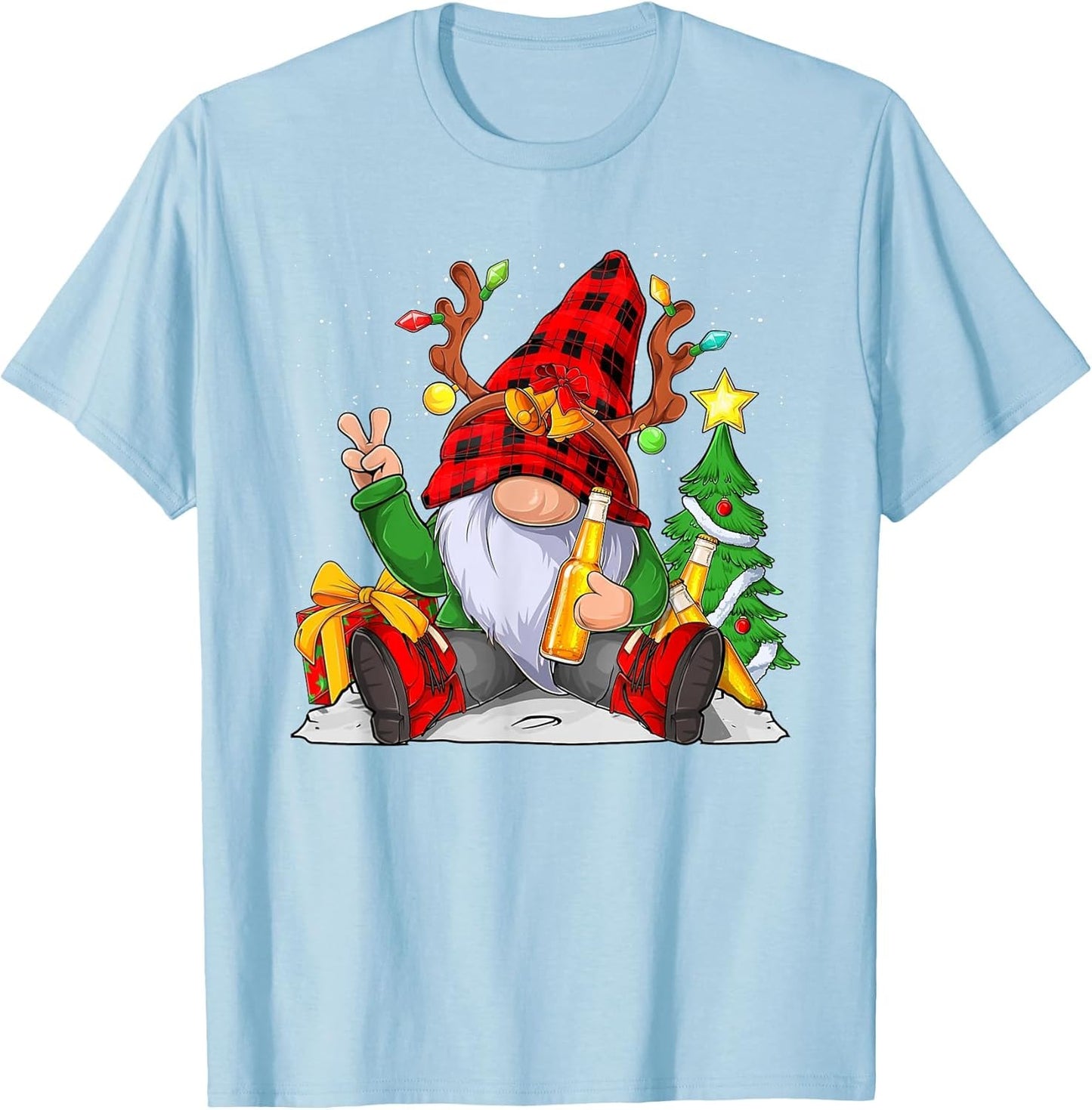 Merry Christmas Gnome with Beer Family Christmas Women Men