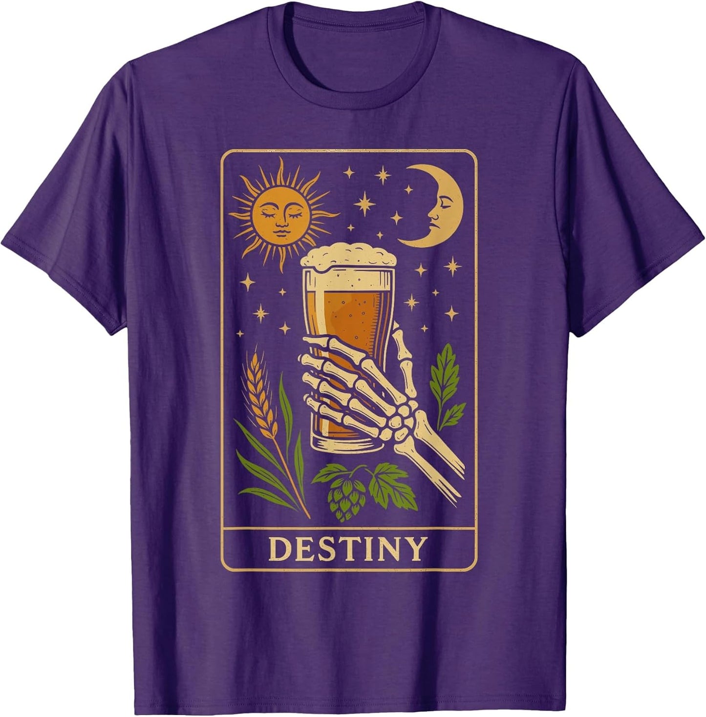 Tarot Card Men Women Funny Beer