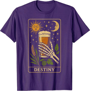 Tarot Card Men Women Funny Beer