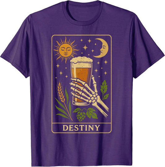 Tarot Card Men Women Funny Beer