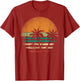 Sunset Beach Palm Trees Summer Vibes Retro Tropical Summer