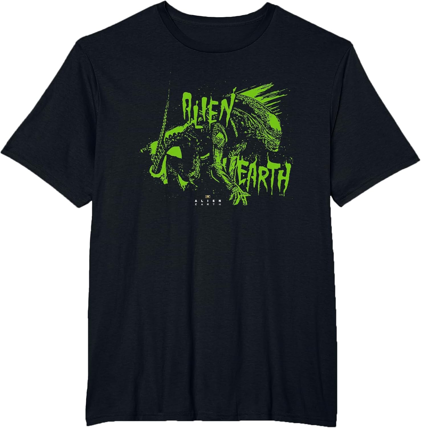 Alien: Earth Xenomorph XX121 Neon Distressed Style
