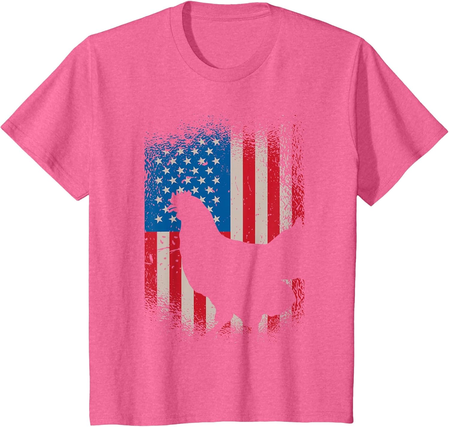 Chicken USA Flag Design for Patriotic Farmer