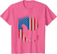 Chicken USA Flag Design for Patriotic Farmer
