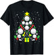 Golf Christmas Tree Light Pajama Golfer Xmas Men Women Kids