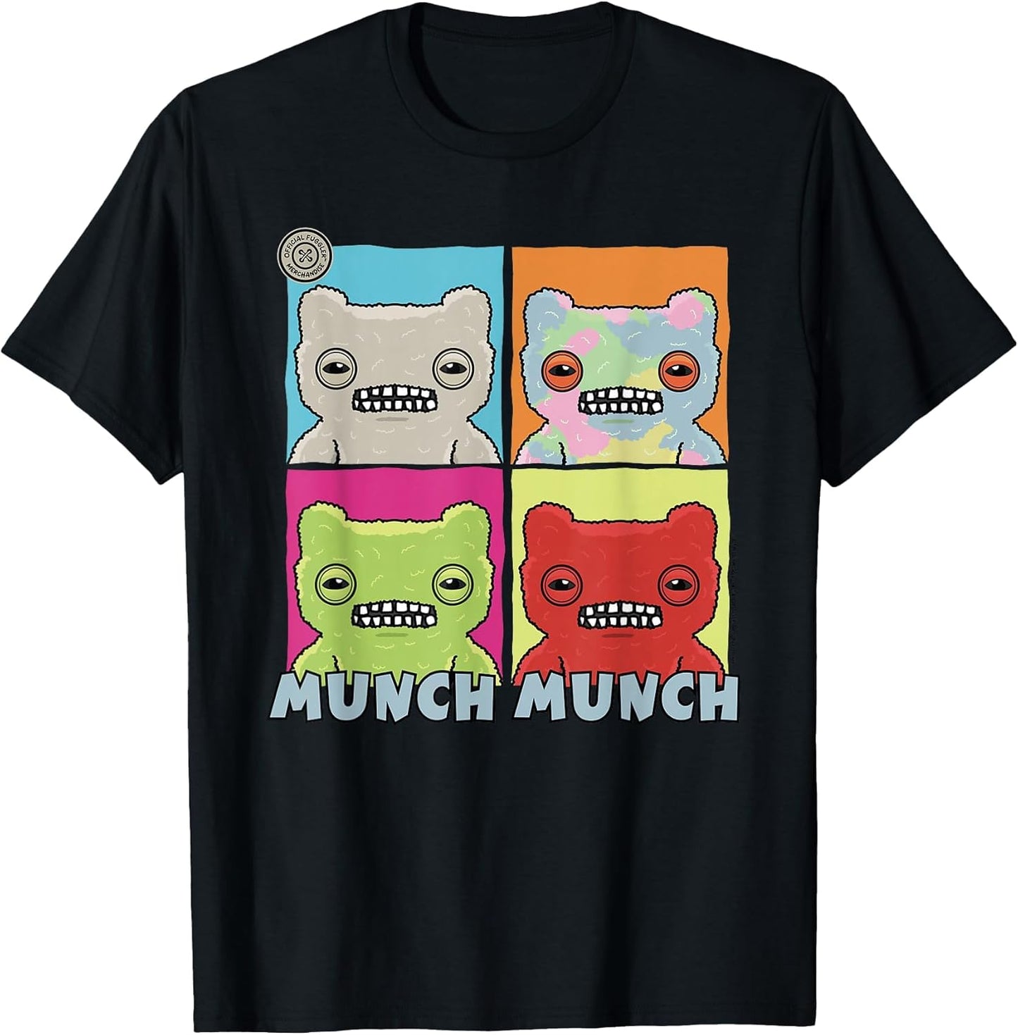 Fuggler Munch Munch Grey Tie Dye Green & Red FuggGlow