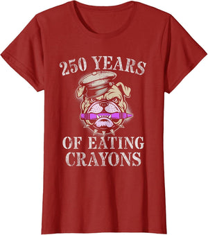 Kawaii 250 Years of Eating Crayons Jarhead Boot Camp
