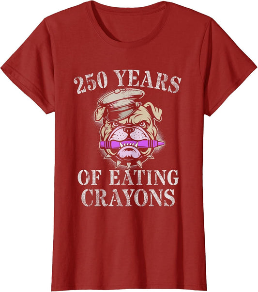 Kawaii 250 Years of Eating Crayons Jarhead Boot Camp