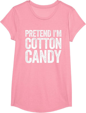Pretend I'm Cotton Candy Shirt Adult Kids Men Women Costume