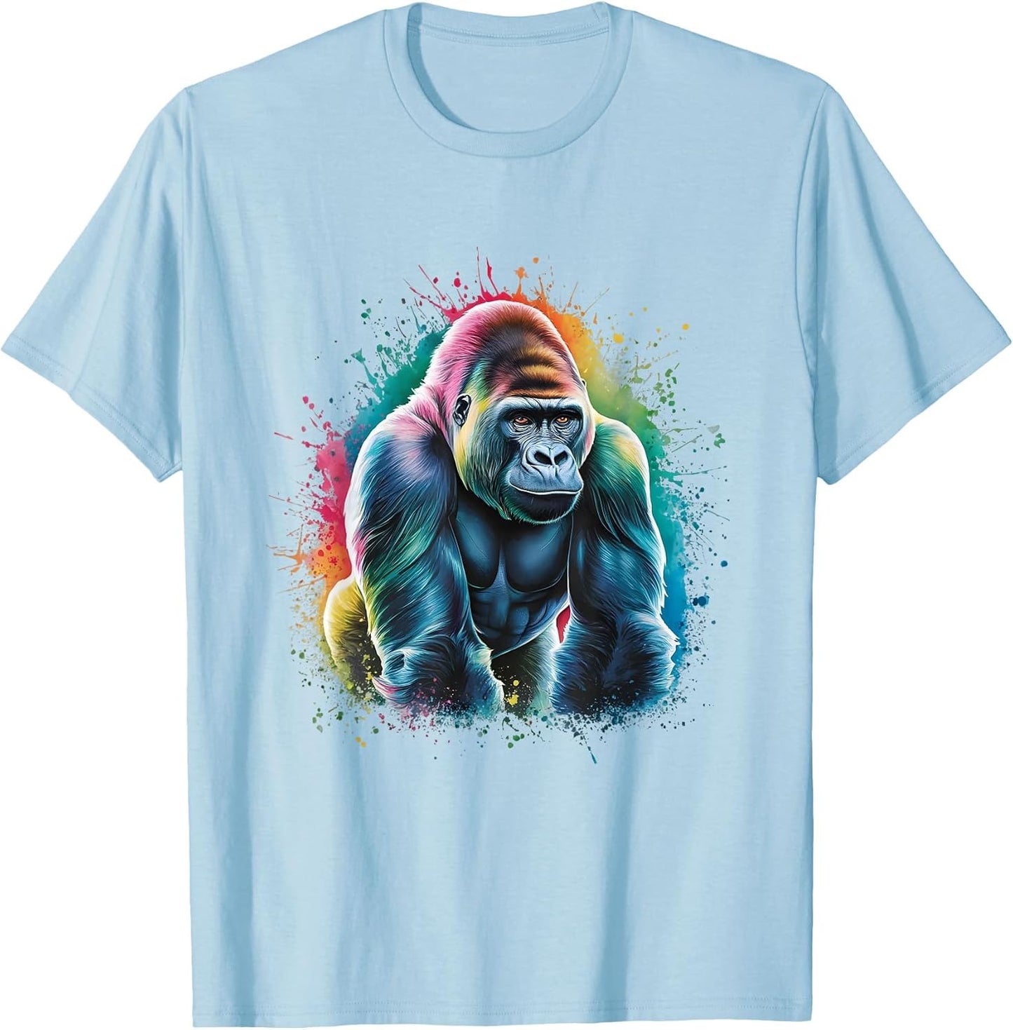 Gorilla Men's Women's Colourful Watercolour Gorilla
