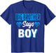 Big Brother Says Boy Cute Gender Reveal Team Blue Baby Party