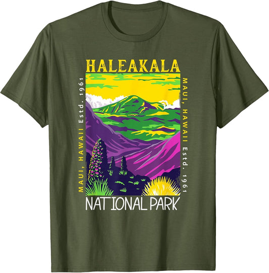 Haleakala National Park Hawaii Maui Vintage