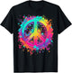 Colorful Peace Sign Hippie