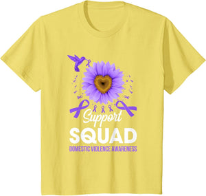 Support Squad Domestic Violence Awareness Sunflower