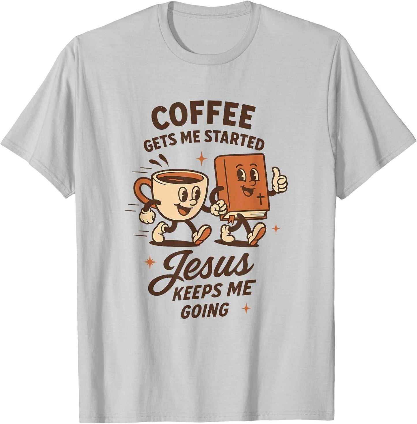 Coffee and Jesus Retro Christian Faith Based Coffee Lover