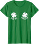 Rub Me for Luck Shamrock Boobs Funny St Patricks Day Humor