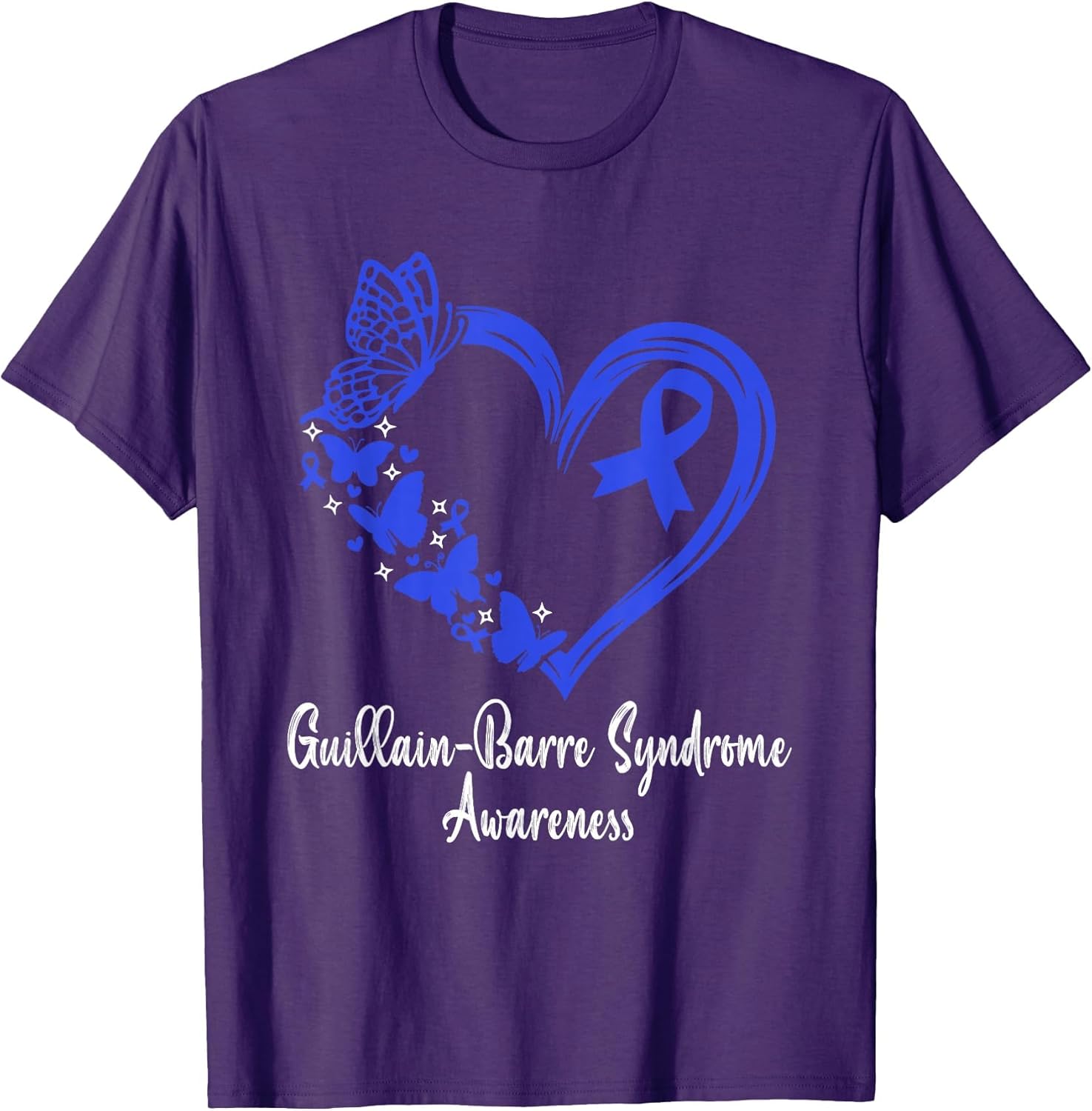 Guillain-Barre Syndrome Awareness Heart GBS Warrior